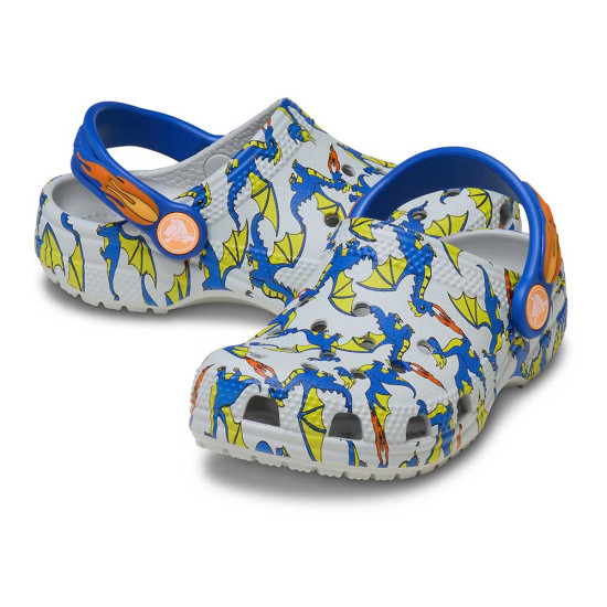 Crocs Toddler Classic Dragon Graphic Clog